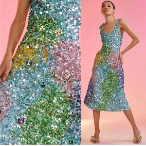 New Cynthia Rowley Prism Sequin Dress